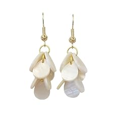 Boucles oreilles nacrées d'occasion  Livré partout en France