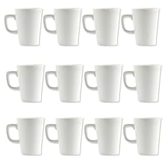 White ceramic latte for sale  Delivered anywhere in UK