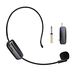 Wireless microphone headset for sale  Delivered anywhere in UK