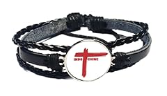 Bracelet cuir cabochon d'occasion  Livré partout en France