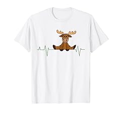 Moose heartbeat shirt for sale  Delivered anywhere in USA 