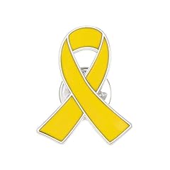Yellow awareness ribbon for sale  Delivered anywhere in UK