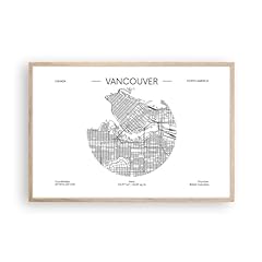 Poster map vancouver for sale  Delivered anywhere in UK