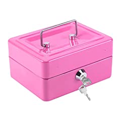Shoze Small Cash Box 14 x 11 x 7cm Lockable Portable for sale  Delivered anywhere in UK
