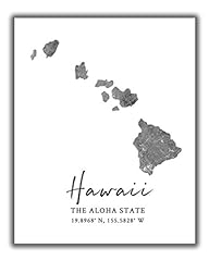 Hawaii state map for sale  Delivered anywhere in USA 
