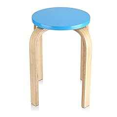 Round wood stools for sale  Delivered anywhere in UK
