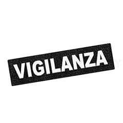 Patch vigilanza ricamata usato  Spedito ovunque in Italia 