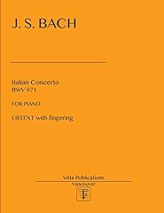 Italian concerto urtext usato  Spedito ovunque in Italia 