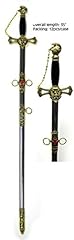 Splendidgifts masonic sword for sale  Delivered anywhere in USA 