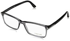 TOM FORD Men's TF 5408 020 Clear Gray Clear Rectangular Eyeglasses 56mm, used for sale  Delivered anywhere in Canada