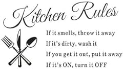 Kitchen rule wall for sale  Delivered anywhere in UK