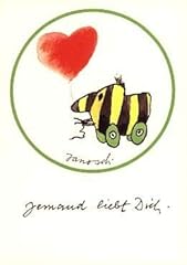 Janosch stickerpostkarte liebt gebraucht kaufen  Wird an jeden Ort in Deutschland