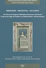 Phronêsis prudentia klugheit d'occasion  Livré partout en France