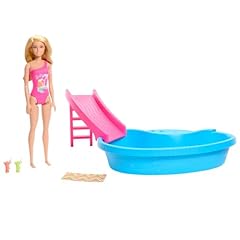 Barbie playset piscina usato  Spedito ovunque in Italia 