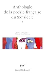 Anthologie poésie française d'occasion  Livré partout en France
