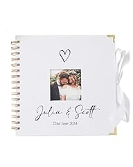 Personalised wedding scrapbook for sale  Delivered anywhere in UK