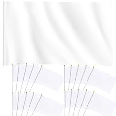 Blank white flags for sale  Delivered anywhere in UK