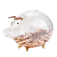 Tirelire cochon verre d'occasion  Livré partout en Belgiqu