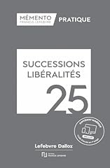 Mémento successions libérali d'occasion  Livré partout en France
