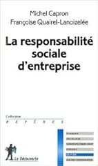 Responsabilite sociale entrepr d'occasion  Livré partout en France