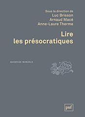 Lire présocratiques d'occasion  Livré partout en France
