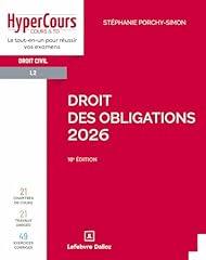 Droit obligations 2026. d'occasion  Livré partout en France