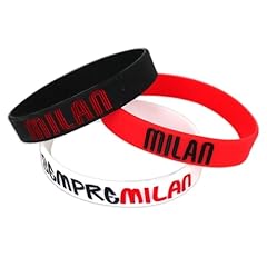 Tris bracciali silicone usato  Spedito ovunque in Italia 