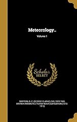 Meteorology.. volume 1 usato  Spedito ovunque in Italia 