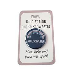 Große schwester button gebraucht kaufen  Wird an jeden Ort in Deutschland