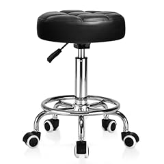 Rolling stool leather for sale  Delivered anywhere in USA 