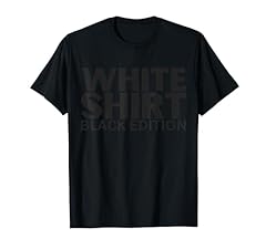 White shirt black gebraucht kaufen  Wird an jeden Ort in Deutschland
