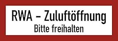 Aufkleber rwa zuluftöffnung gebraucht kaufen  Wird an jeden Ort in Deutschland