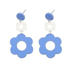 Acrylic flower earrings for sale  Delivered anywhere in USA 