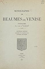 Monographie beaumes venise d'occasion  Livré partout en France