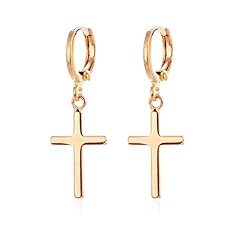 Mens cross earrings for sale  Delivered anywhere in USA 