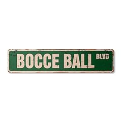 Bocce ball cartello usato  Spedito ovunque in Italia 