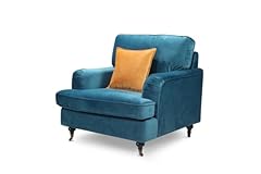 Lovesofas.co.uk velvet turquoi for sale  Delivered anywhere in UK