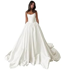 Ibpdea satin wedding for sale  Delivered anywhere in USA 