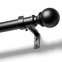 Black curtain poles for sale  Delivered anywhere in UK