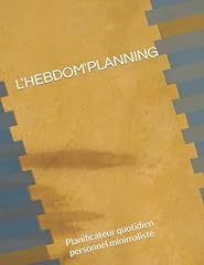 Hebdom planning planificateur usato  Spedito ovunque in Italia 