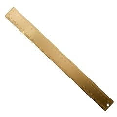 Gold brass ruler for sale  Delivered anywhere in UK