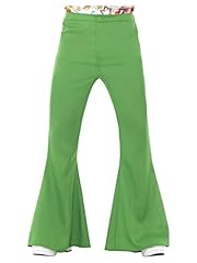Green flared trousers for sale  Delivered anywhere in UK