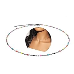 Rainbow choker necklace for sale  Delivered anywhere in USA 
