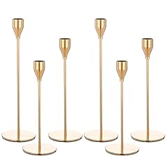 Set gold candlestick for sale  Delivered anywhere in UK