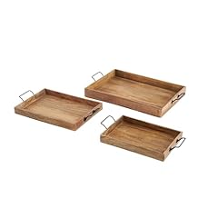 Wood metal tray for sale  Delivered anywhere in USA 