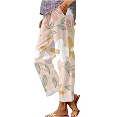 Womens linen trousers for sale  Delivered anywhere in UK