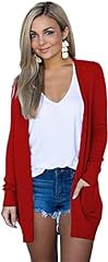 Women cardigan pocket for sale  Delivered anywhere in USA 