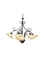 Lampadario luci ferro usato  Spedito ovunque in Italia 