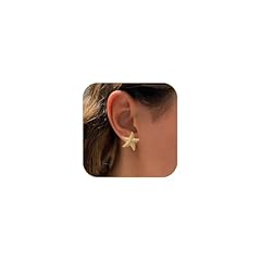 Gold starfish earrings for sale  Delivered anywhere in USA 