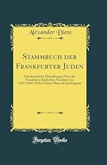 Stammbuch frankfurter juden gebraucht kaufen  Wird an jeden Ort in Deutschland